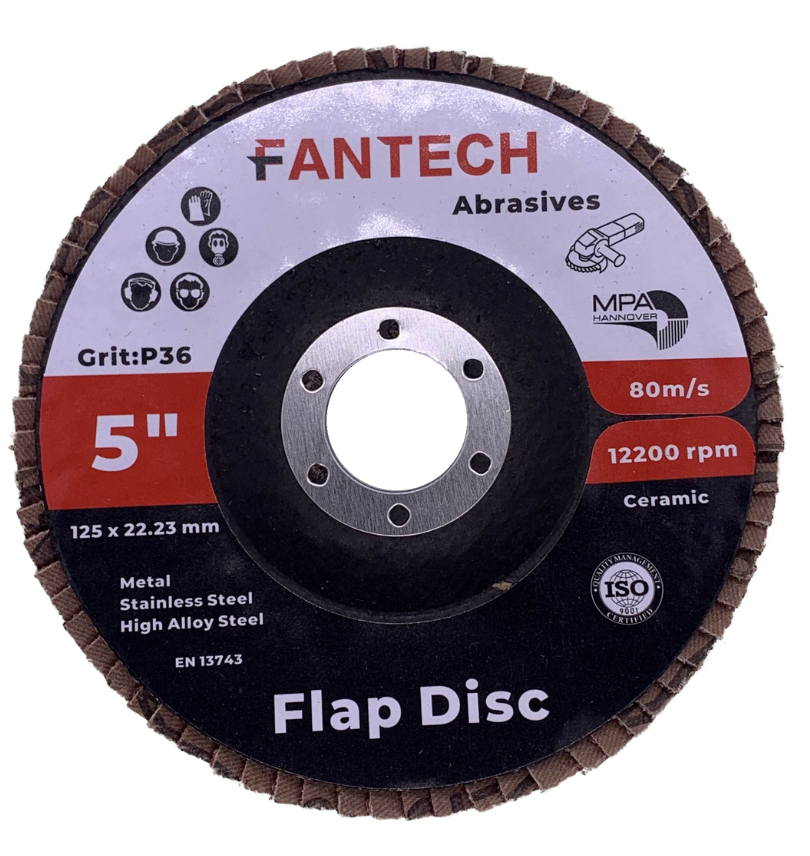 Lamelový brusný kotouč Keramické zrno Fantech P36
